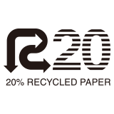 20% RECYCLED PAPER